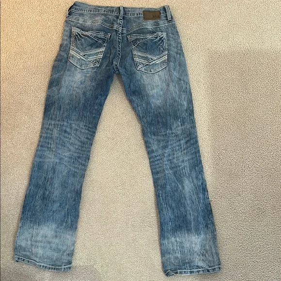 Men's BKE Carter Blue Jeans (31L) - Picture 2 of 9
